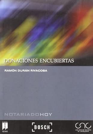 Donaciones encubiertas. 9788497905121