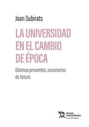 La universidad en el cambio de época. 9791370386023