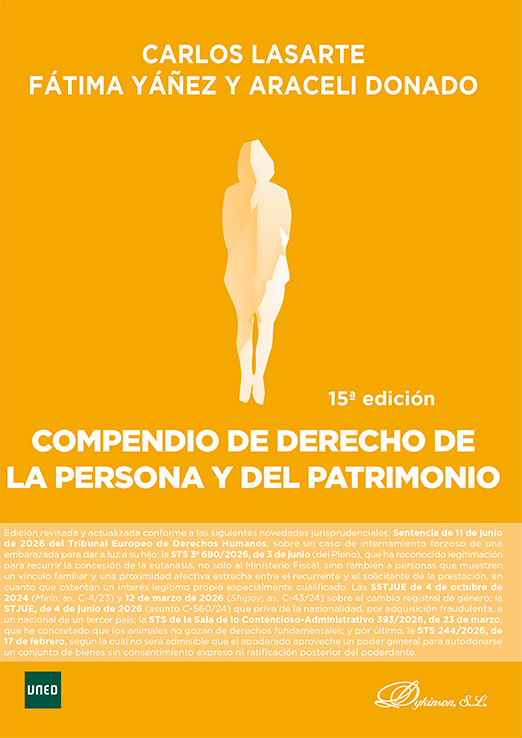 Compendio de Derecho de la Persona y del Patrimonio. 9791370476076