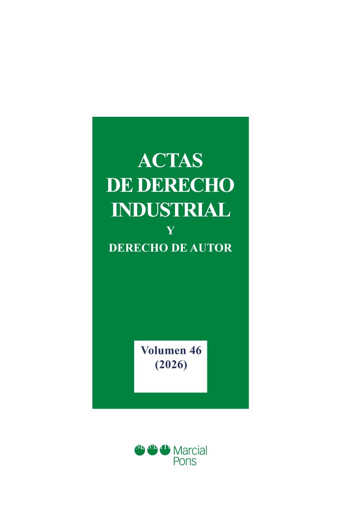 Actas de Derecho Industrial y Derecho de Autor. 9791388286506