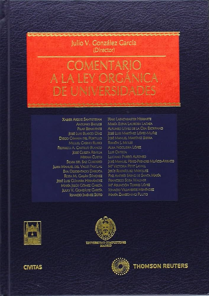 Comentarios a la Ley Orgánica de Universidades. 9788447025268