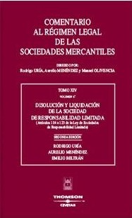 Comentario al régimen legal de las sociedades mercantiles. T.XIV. Vol 4º. 9788447028801
