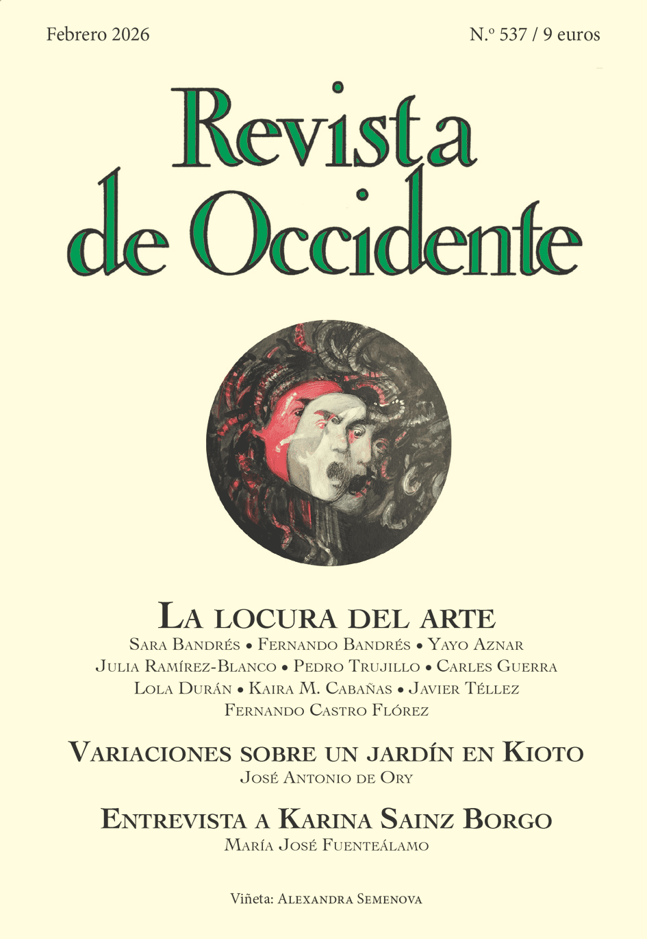 Revista de Occidente, Nº 537, año 2026. 9788409821914