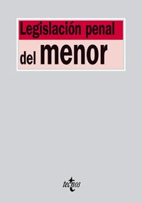 Legislación penal del menor. 9788430943517