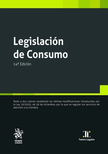 Legislación de consumo. 9791370402723