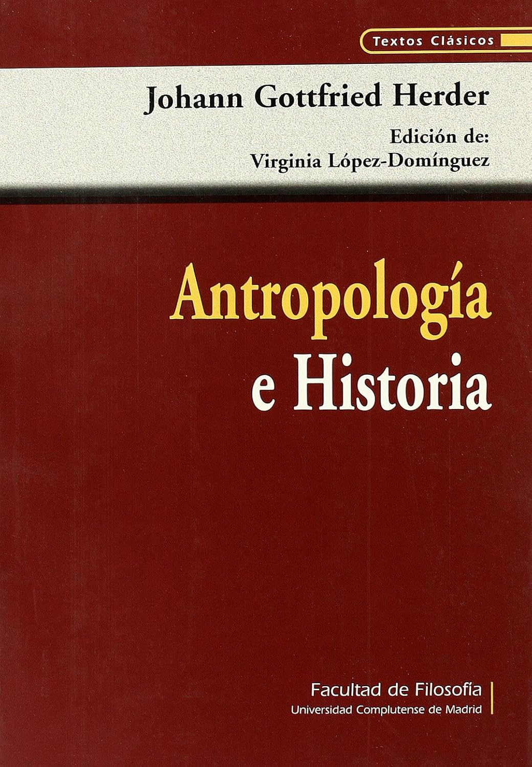 Antropología e Historia. 9788474916805