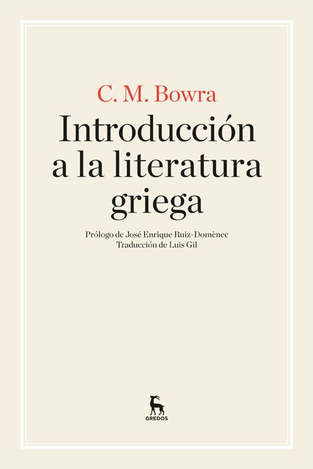 Introducción a la literatura griega. 9788424926267