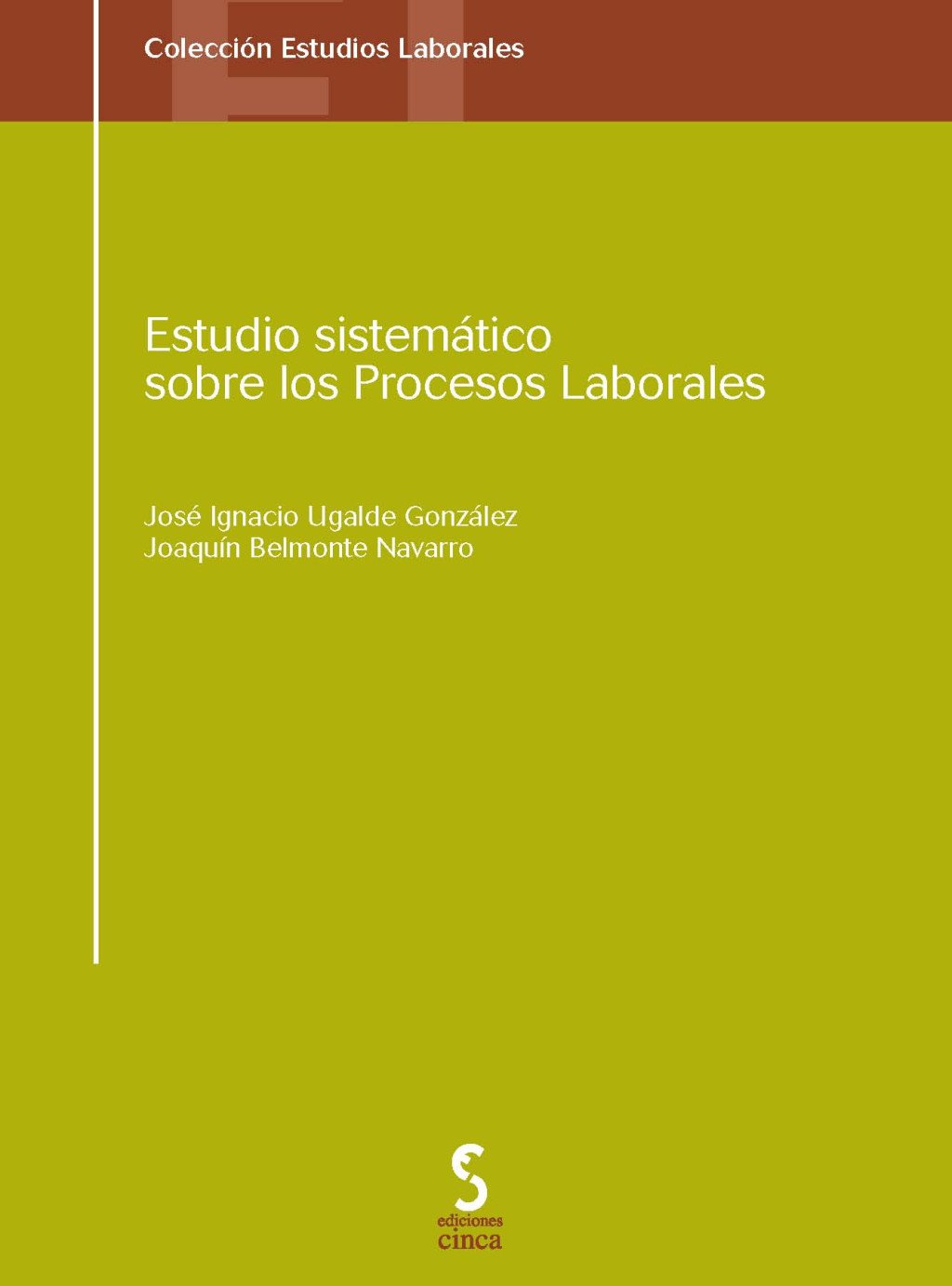 Estudio sistemático sobre los procesos laborales. 9788496889453