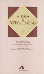Estudios de poética clasicista. 9788476355404