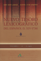 Nuevo tesoro lexicográfico del español (S XIV-1726). 9788476356746