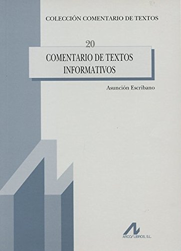 Comentario de textos informativos. 9788476357422