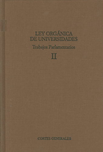 Ley Orgánica de universidades. 9788479432287