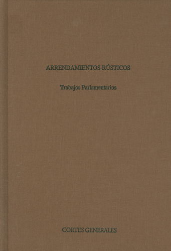 Arrendamientos rústicos. 9788479432874