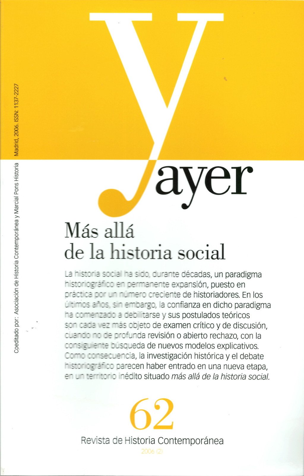 Más allá de la historia social. 9788496467323