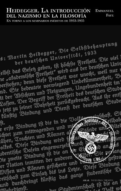 Heidegger. La introducción del nazismo en la filosofía. 9788446025849
