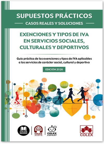 Exenciones y tipos de IVA en servicios sociales, culturales y deportivos. 9791370118136