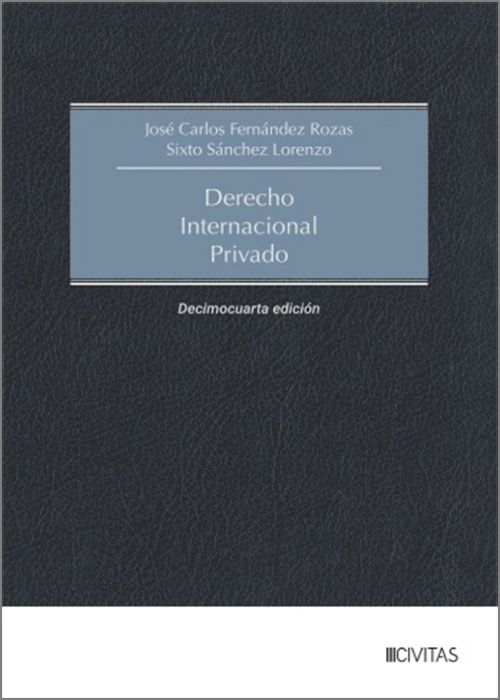 Derecho Internacional Privado. 9788410858367