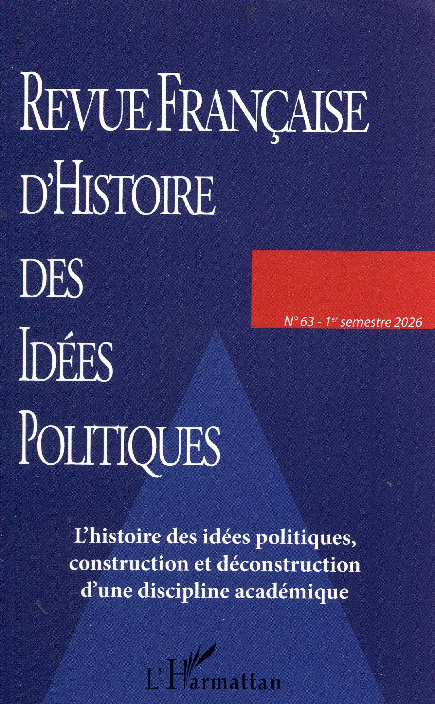 L'histoire des idées politiques, construction et déconstruction d'une discipline académique