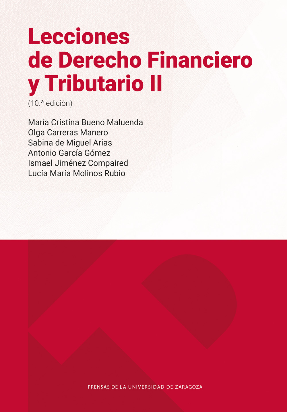 Lecciones de Derecho Financiero y Tributario II. 9791370141615