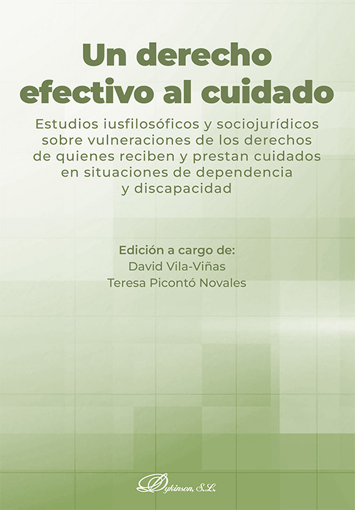 Un derecho efectivo al cuidado. 9791370473020