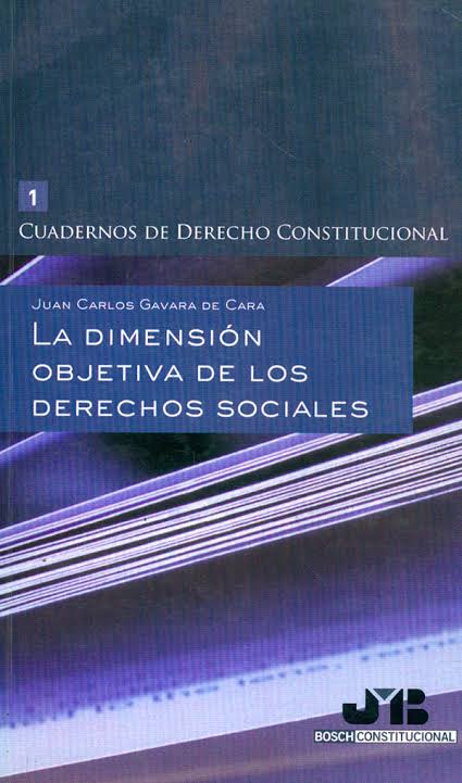 La dimensión objetiva de los derechos sociales. 9788476988992