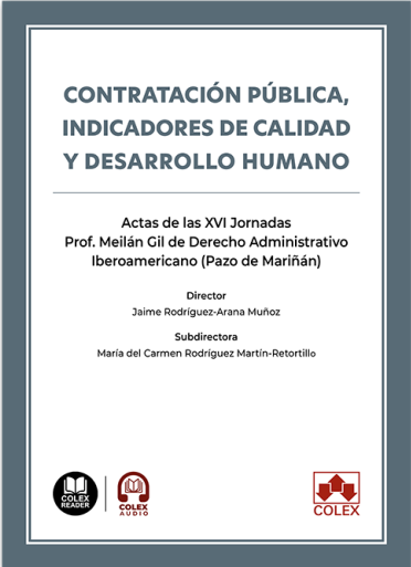 Contratación pública, indicadores de calidad y desarrollo humano. 9791370118921