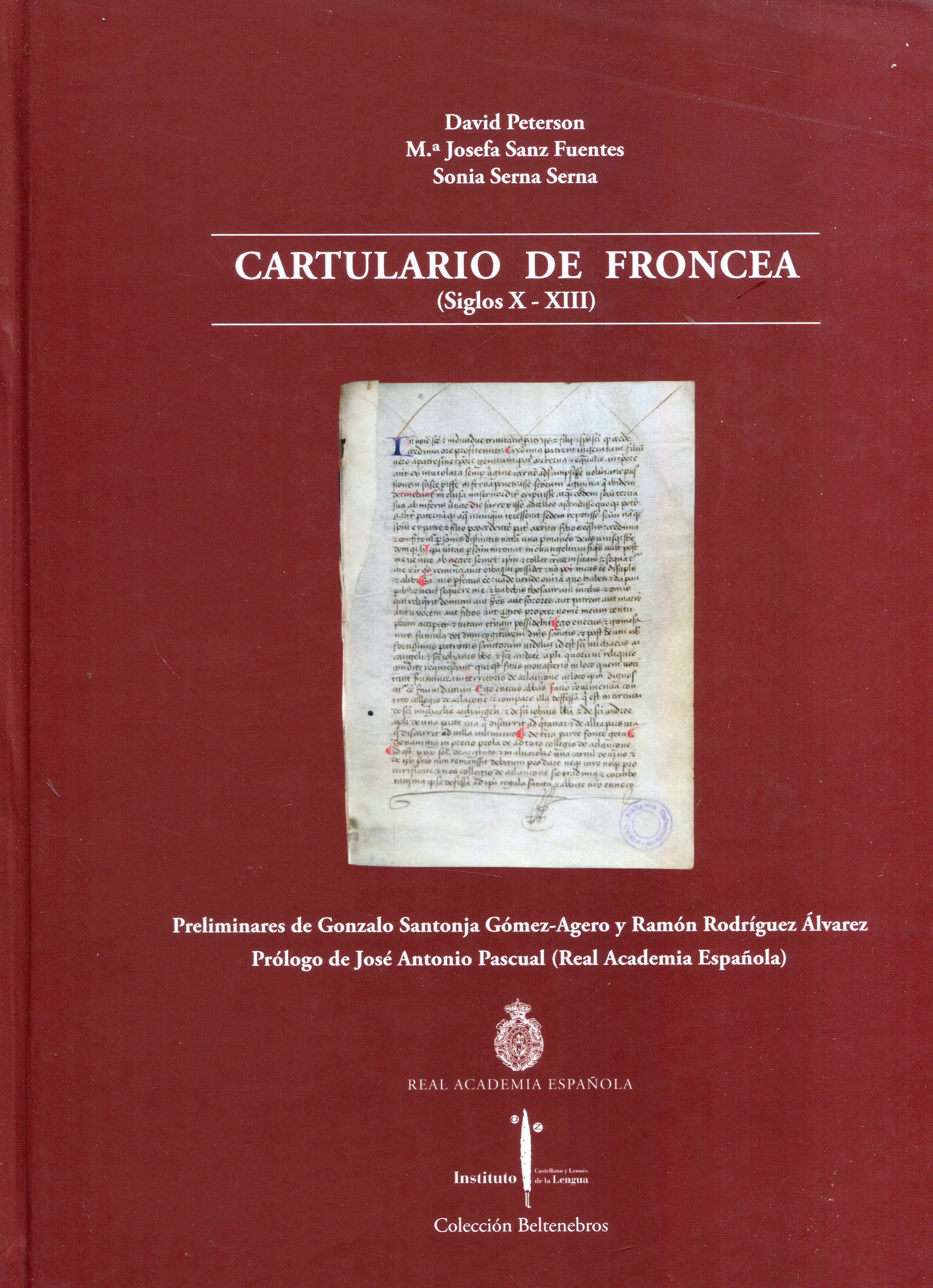 Cartulario de Froncea. 9788412955460