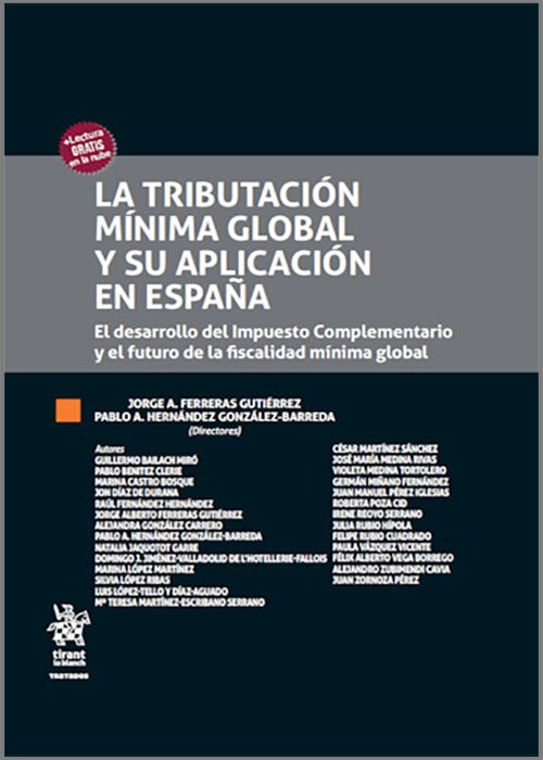La tributación mínima global y su aplicación en España. 9791370215613