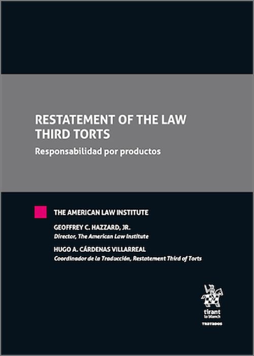 Restatement of the Law Third Torts. 9791370401702