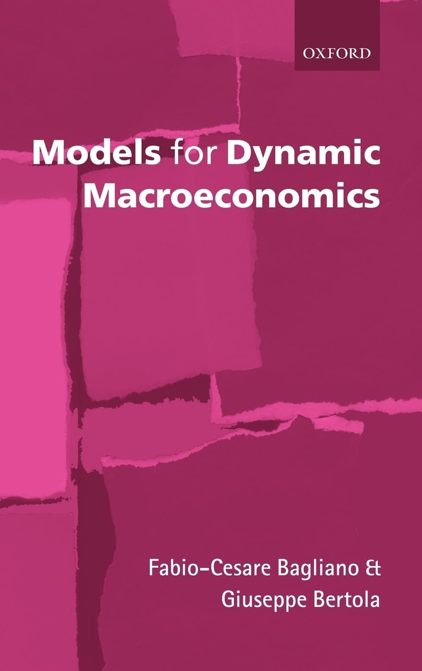Models for dynamic macroeconomics