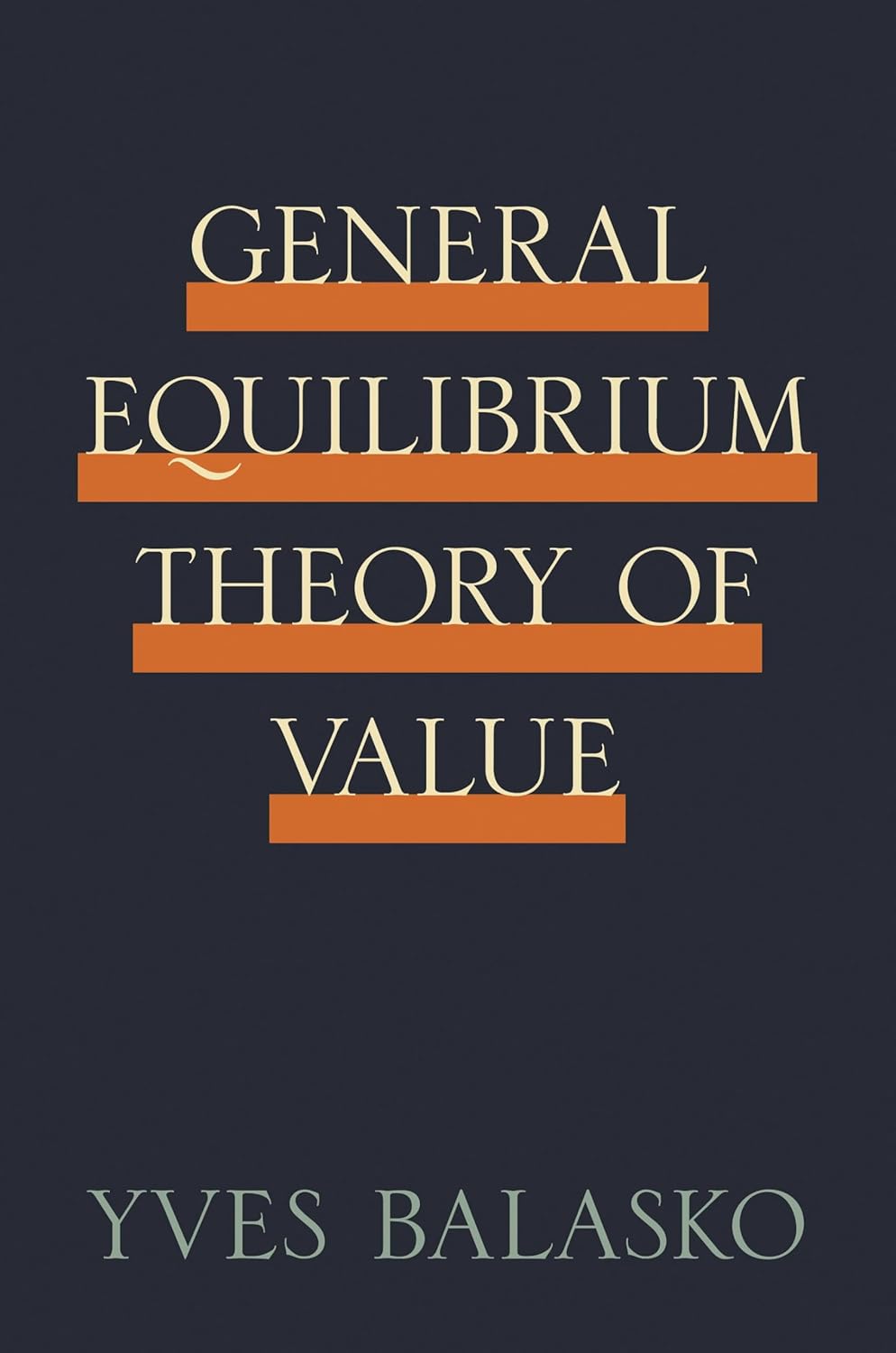 General equilibrium theory of value