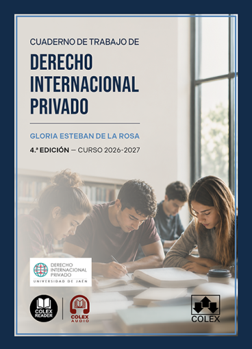 Cuaderno de trabajo de Derecho Internacional Privado. 9791370119065