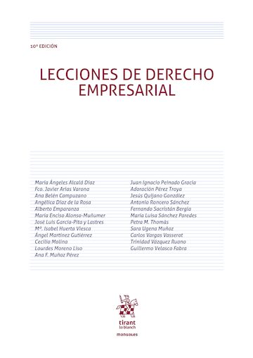 Lecciones de derecho empresarial. 9791370592554