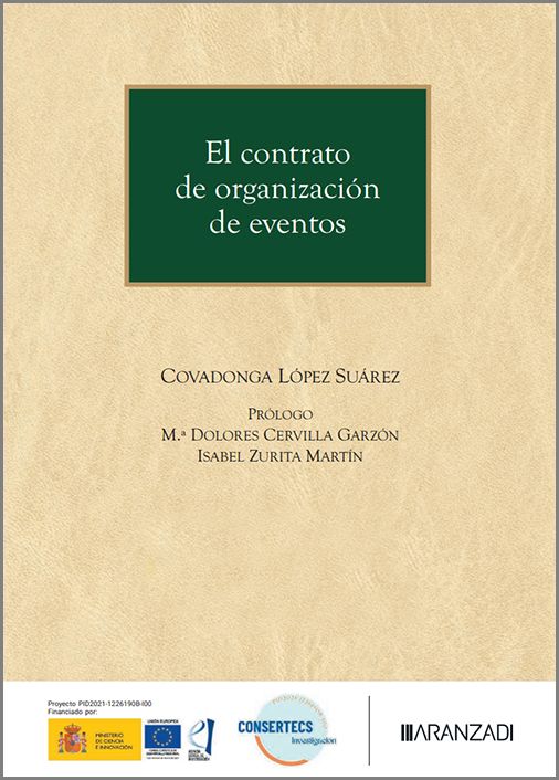 El contrato de organización de eventos. 9788410859401