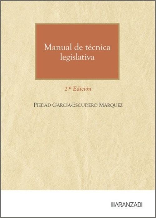 Manual de técnica legislativa. 9788410859586