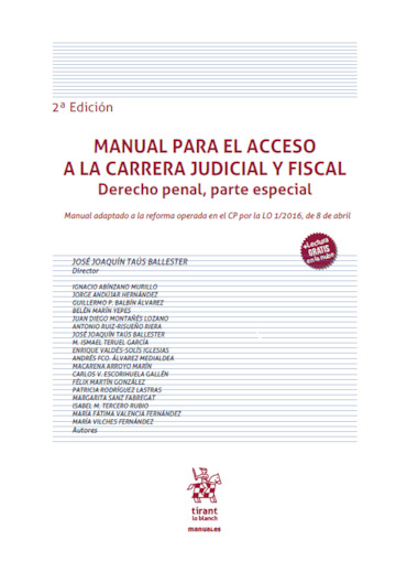 Manual para el acceso a la carrera judicial y fiscal. 9791370590314