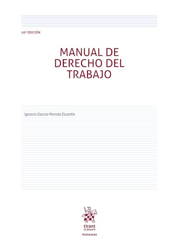 Manual de Derecho del Trabajo