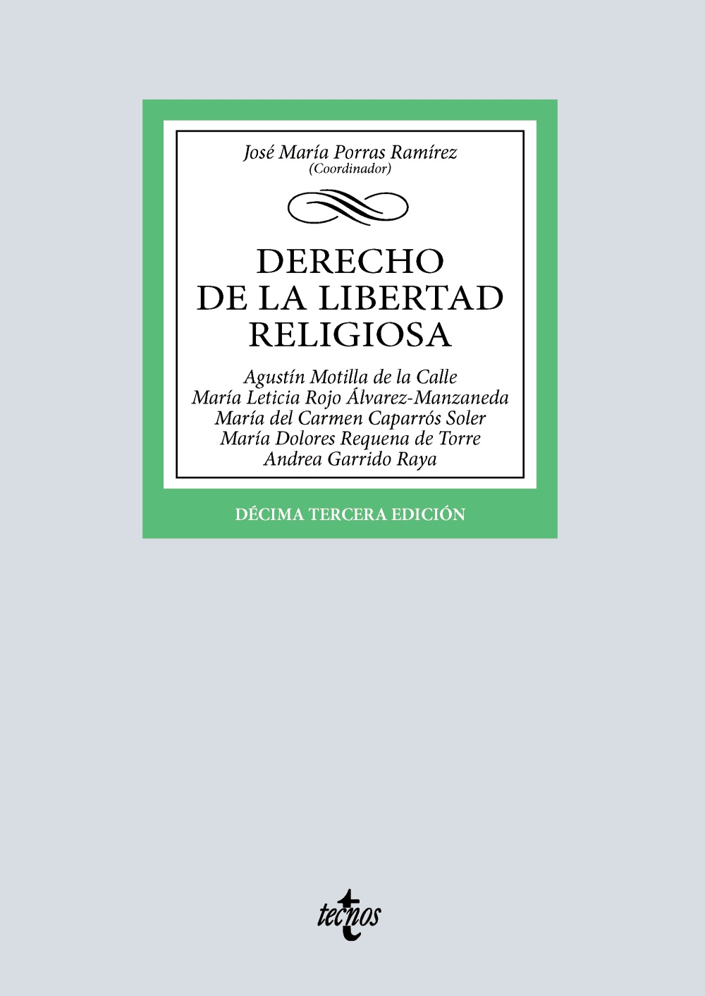 Derecho de la libertad religiosa. 9788430994724