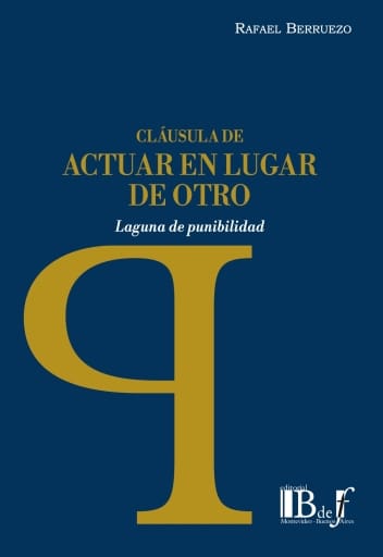 Cláusula de actuar en lugar de otro. 9789915684833