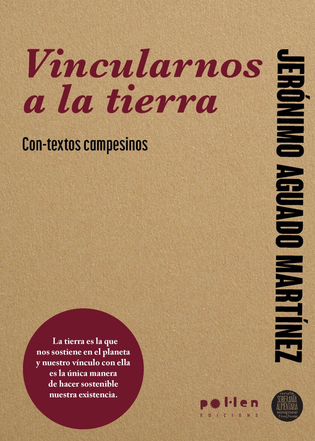 Vincularnos a la tierra. 9788410255593