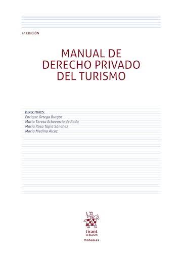 Manual de Derecho Privado del Turismo