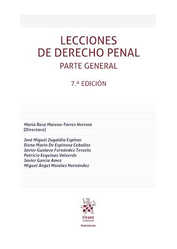 Lecciones de Derecho Penal
