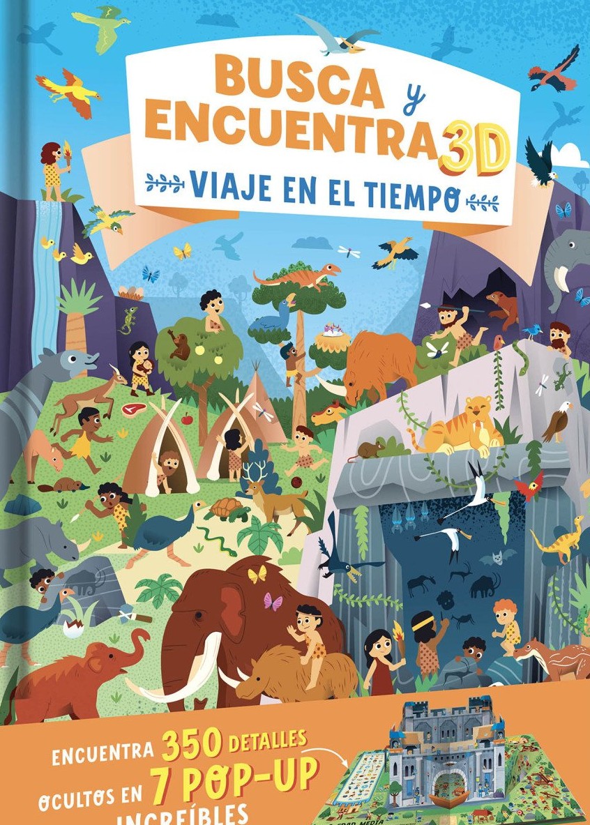 Busca y encuentra 3D. Viaje en el tiempo POP-UP. 9791039583473