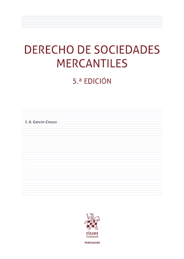 Derecho de sociedades mercantiles. 9791370599997