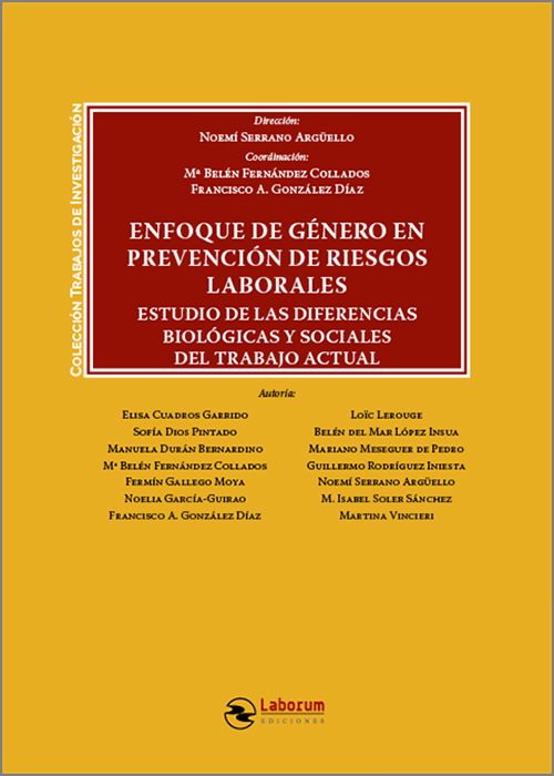 Enfoque de género en prevención de riesgos laborales. 9791388025822