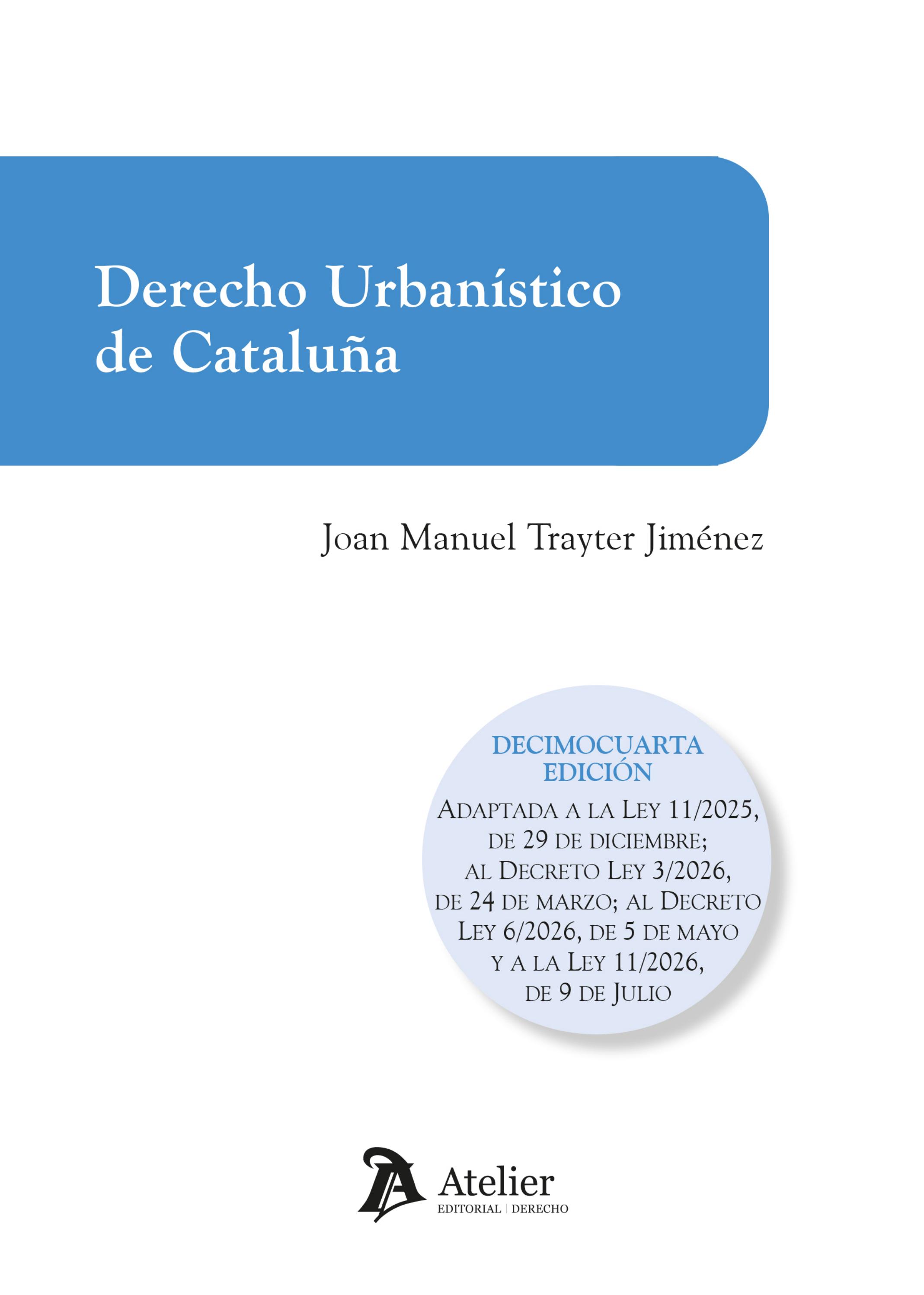Derecho urbanístico de Cataluña